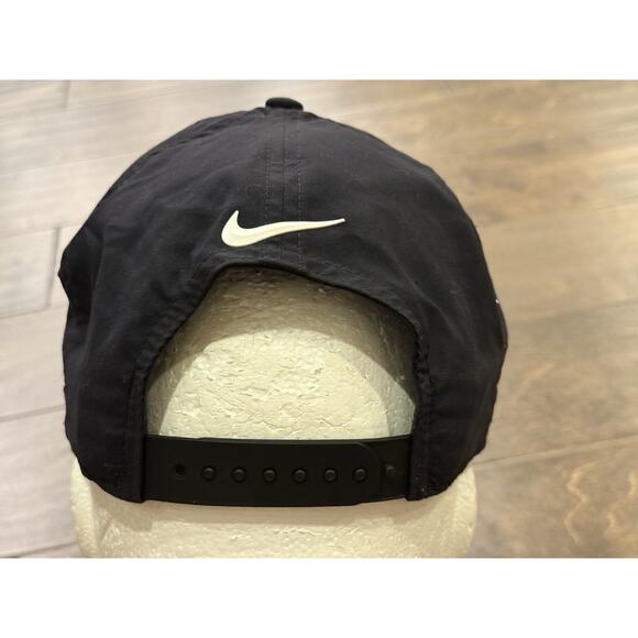 Nike Golf Pro Dri-Fit Mens Black Adjustable SnapBack Hat Baseball Cap 892643-010 - Picture 5 of 10